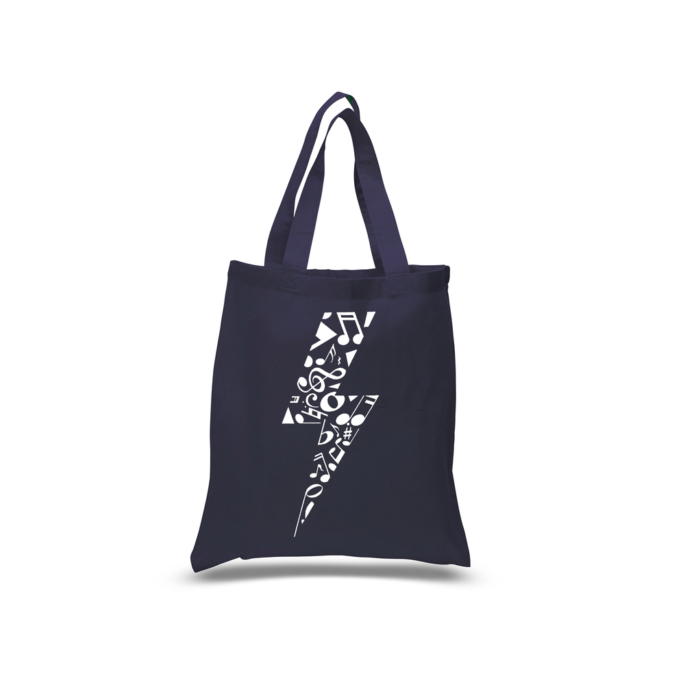 Small Word Art Tote Bag - Lightning Bolt